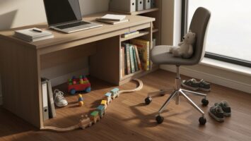 Home-Office und Kinderzimmer-Integration
